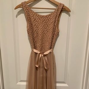 Sweet peach/taupe colored dress